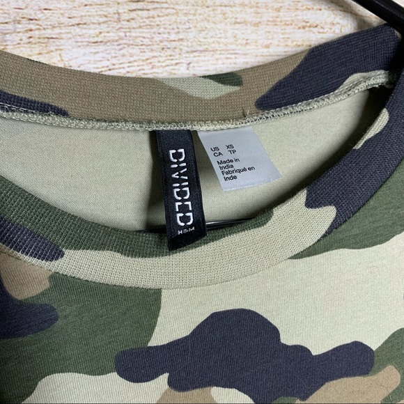 Camo T-shirt Bodycon Dress - Picture 6 of 6